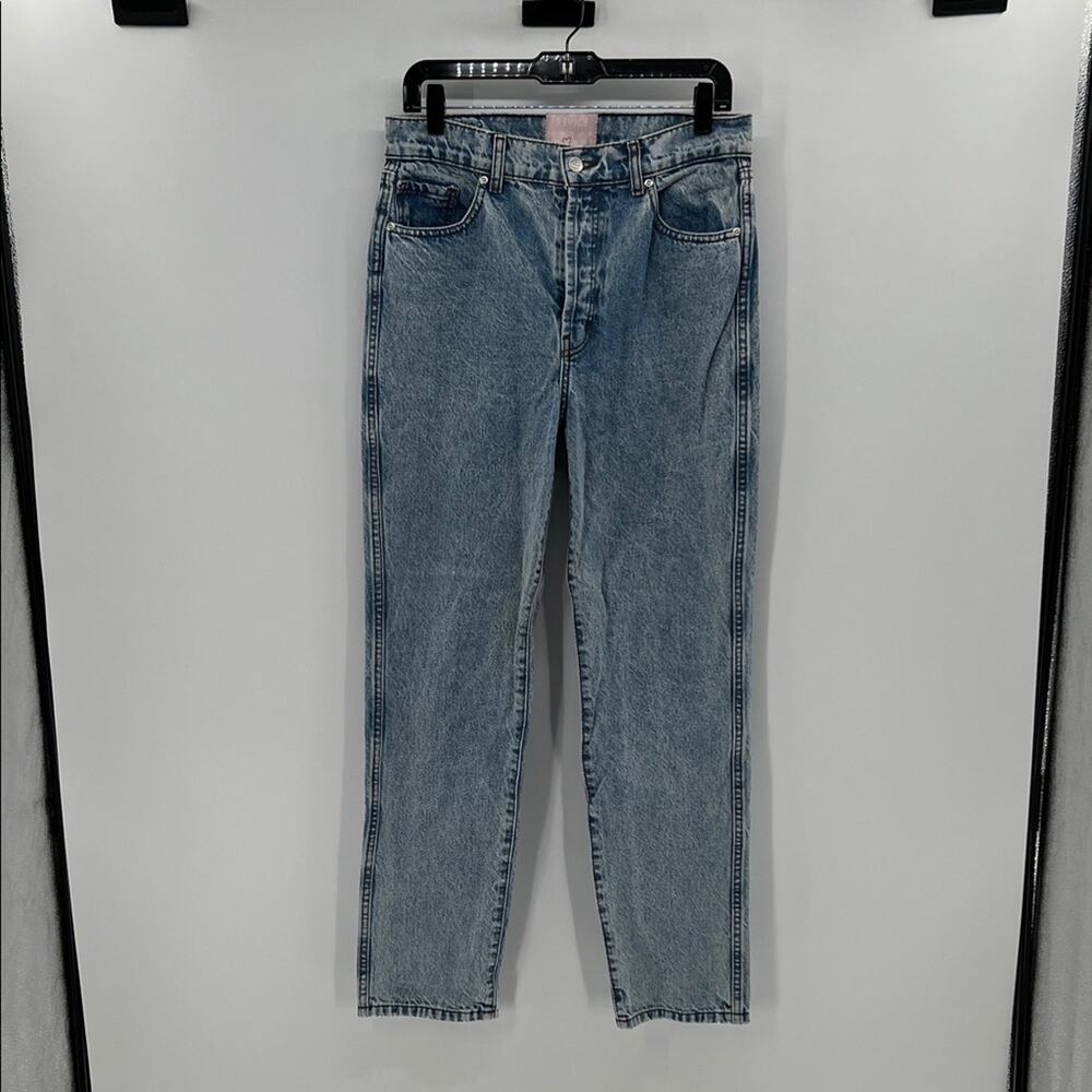 Revice Denim Women's High Rise Straight Leg - Acid Wash - 30